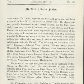 Southern Cross Log: Issue 109, May 1904