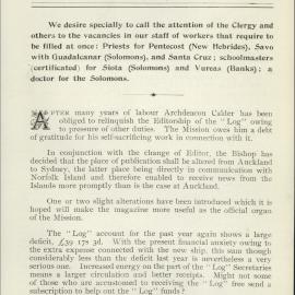 Southern Cross Log: Issue 109, June 1904