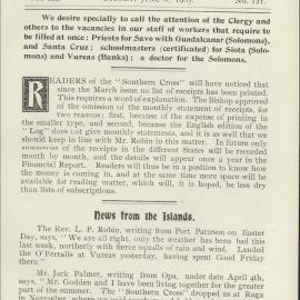 Southern Cross Log: Issue 121, June 1905