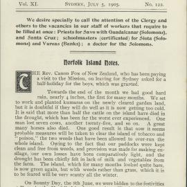 Southern Cross Log: Issue 122, July 1905