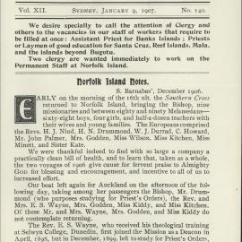 Southern Cross Log: Issue 140, January 1907