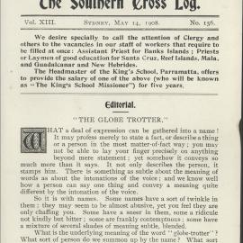 Southern Cross Log: Issue 156, May 1908