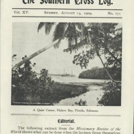 Southern Cross Log: Issue 171, August 1909