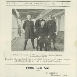 Southern Cross Log: Issue 175, December 1909