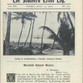 Southern Cross Log: Issue 179, April 1910