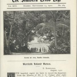 Southern Cross Log: Issue 184, September 1910