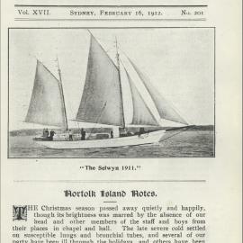 Southern Cross Log: Issue 201, February 1912