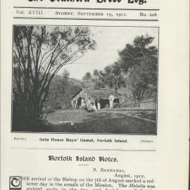 Southern Cross Log: Issue 208, September 1912