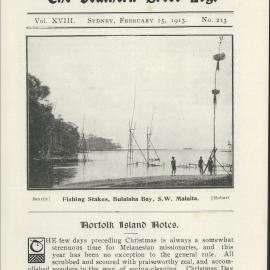 Southern Cross Log: Issue 213, February 1913