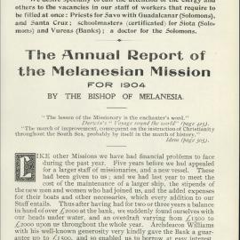 Southern Cross Log: Annual Report for 1904