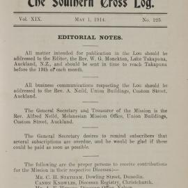Southern Cross Log: Issue 225, May 1914