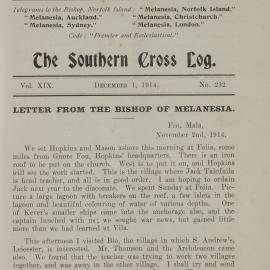 Southern Cross Log: Issue 232, December 1914