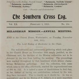 Southern Cross Log: Issue 234, February 1915