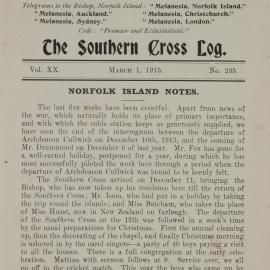 Southern Cross Log: Issue 235, March 1915