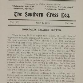 Southern Cross Log: Issue 238, July 1915