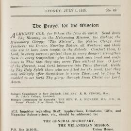 Southern Cross Log: Issue 48, July 1935