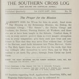 Southern Cross Log: Issue 70, January 1941