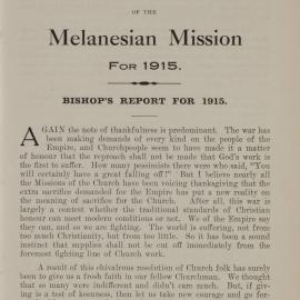 Southern Cross Log: Annual Report for 1915