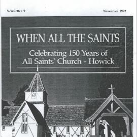 Anglican Historical Society: November 1997 - Newsletter 09