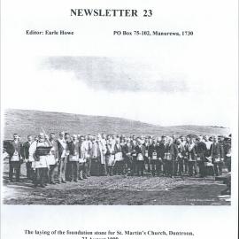 Anglican Historical Society: December 2002 - Newsletter 23