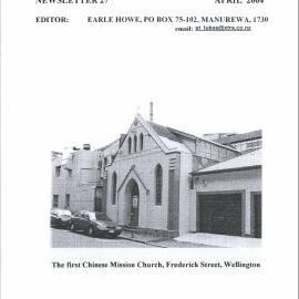 Anglican Historical Society: April 2004 - Newsletter 27
