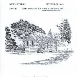 Anglican Historical Society: November 2005 - Newsletter 32