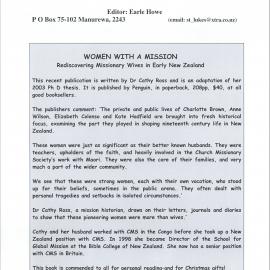 Anglican Historical Society: November 2006 - Newsletter 35