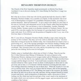 Anglican Historical Society: June 2012 - Newsletter 49