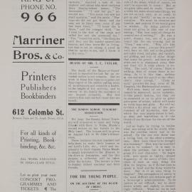 The Church News: Issue 8, August 1911 Supplement