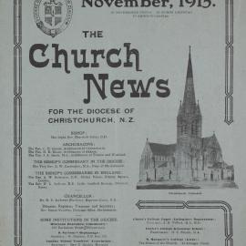 The Church News: Issue 11, November 1915