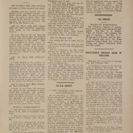 The Church News: Issue 10, March 1920 Supplement 2