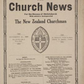 The Church News: Issue 5, November 1920