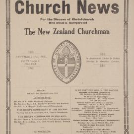 The Church News: Issue 6, December 1920