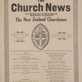 The Church News: Issue 8, February 1921