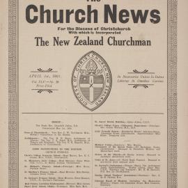 The Church News: Issue 10, April 1921