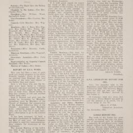 The Church News: Issue 6, December 1921 Supplement