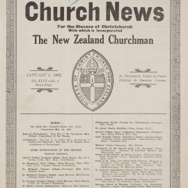 The Church News: Issue 7, January 1922