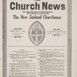 The Church News: Issue 8, February 1922