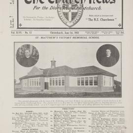The Church News: Issue 12, June 1922