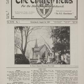 The Church News: Issue 1, August 1922