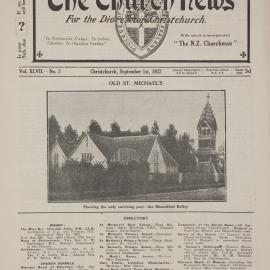 The Church News: Issue 3, September 1922