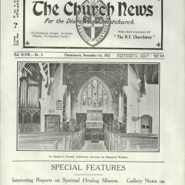 The Church News: Issue 5, November 1923