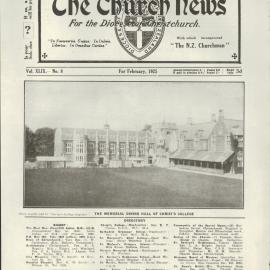 The Church News: Issue 8, February 1925