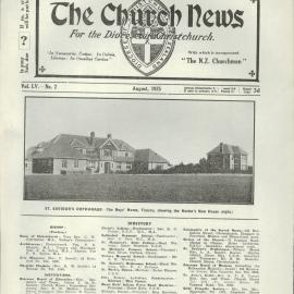 The Church News: Issue 2, August 1925