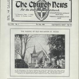 The Church News: Issue 1, July 1928