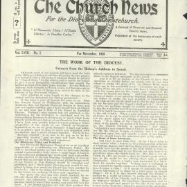 The Church News: Issue 5, November 1928