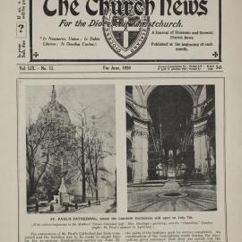 The Church News: Issue 12, June 1930