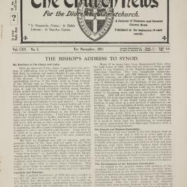 The Church News: Issue 5, November 1931