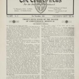 The Church News: Issue 5, November 1933