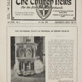 The Church News: Issue 1, July 1936